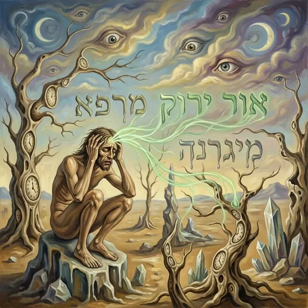 מנורת אור ירוק טיפולית